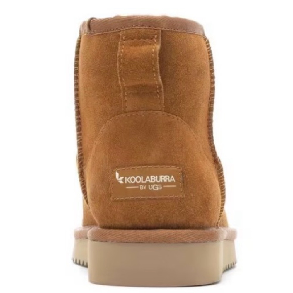 Koolaburra Koola Mini II Chestnut Suede Boots - Picture 4 of 12